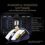 EVOFOX Blaze 12800 DPI Gaming Sensor and 8 Buttons RGB Wired Gaming Mouse (USB 2.0, Black) - Image 2