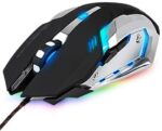 ENTWINO GRENADE USB Wired Optical Gaming Mouse With 6 Keys & RGB Lights 20 Millions Click Button Life Wired Ambidextrous Optical Gaming Mouse (USB 2.0, Black)