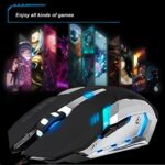 ENTWINO GRENADE USB Wired Optical Gaming Mouse With 6 Keys & RGB Lights 20 Millions Click Button Life Wired Ambidextrous Optical Gaming Mouse (USB 2.0, Black) - Image 2