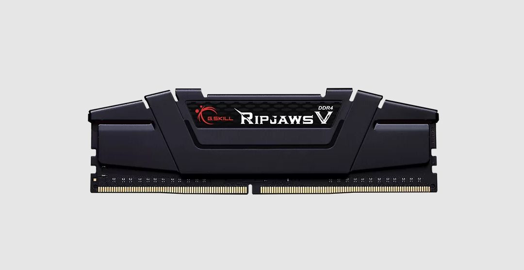 Ripjaws GSKILL DDR4 8 GB (Single Channel) PC DDR4 (GSKILL 8GB(1*8GB)DDR4 3200MHz CL18-22-22-42 Desktop Memory) (Black)