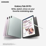 Samsung Galaxy Tab S9 FE+ 8 GB RAM 128 GB ROM 12.4 Inch with Wi-Fi+5G Tablet (Silver) - Image 3