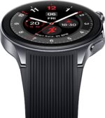 OnePlus Watch 2 with Wear OS 4, Snapdragon W5 Chipset & Up to 100 hours battery Smartwatch (Black Steel Strap, Free Size) - Image 3