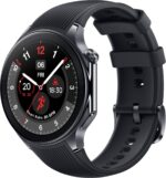 OnePlus Watch 2 with Wear OS 4, Snapdragon W5 Chipset & Up to 100 hours battery Smartwatch (Black Steel Strap, Free Size)