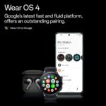 OnePlus Watch 2 with Wear OS 4, Snapdragon W5 Chipset & Up to 100 hours battery Smartwatch (Radiant Steel Strap, Free Size) - Image 2