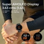 Titan Celestor|India's Most Accurate In-Built GPS |Altimeter|Barometer|Compass|Strava Smartwatch (Black Strap, Free Size) - Image 2