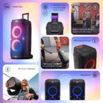 JBL Partybox 310 - 18Hrs Playtime, Pro Sound, Dynamic Light Show, Portable 240 W Bluetooth Speaker - Image 2