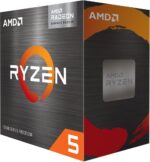 AMD Ryzen 5 5600G 3.9 GHz Upto 4.4 GHz AM4 Socket 6 Cores 12 Threads 3 kB L2 16 kB L3 Desktop Processor (Grey)